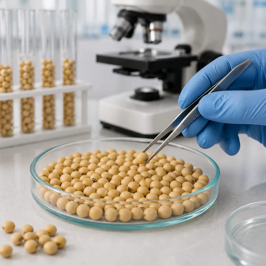 Ensayo de germinación de semillas, laboratorio habilitado por INASE